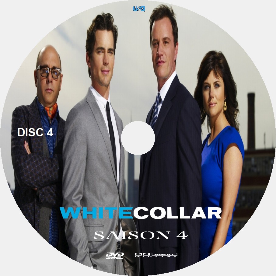 White Collar saison 4 DISC 4 custom
