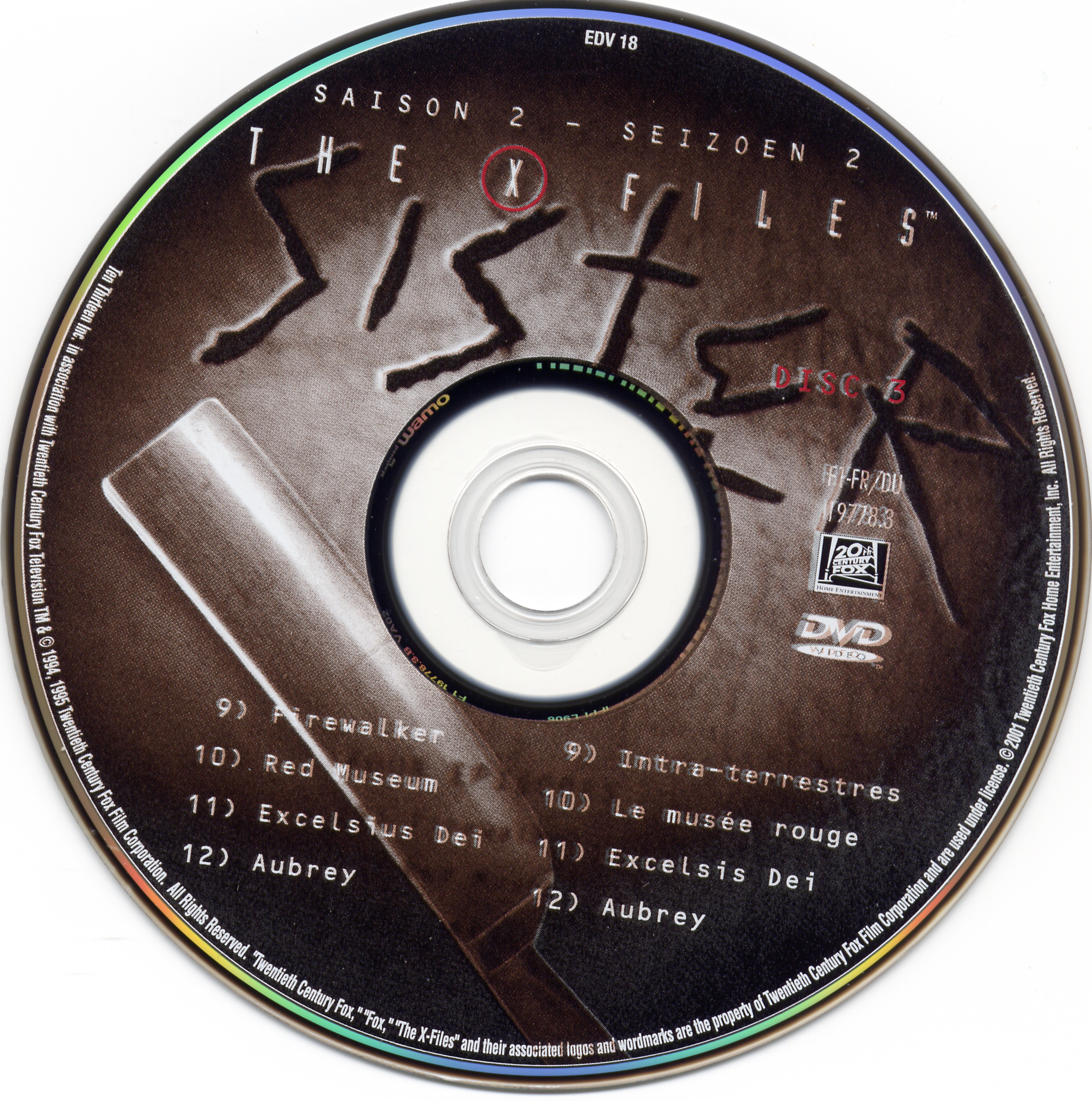 X files saison 2 DVD 3