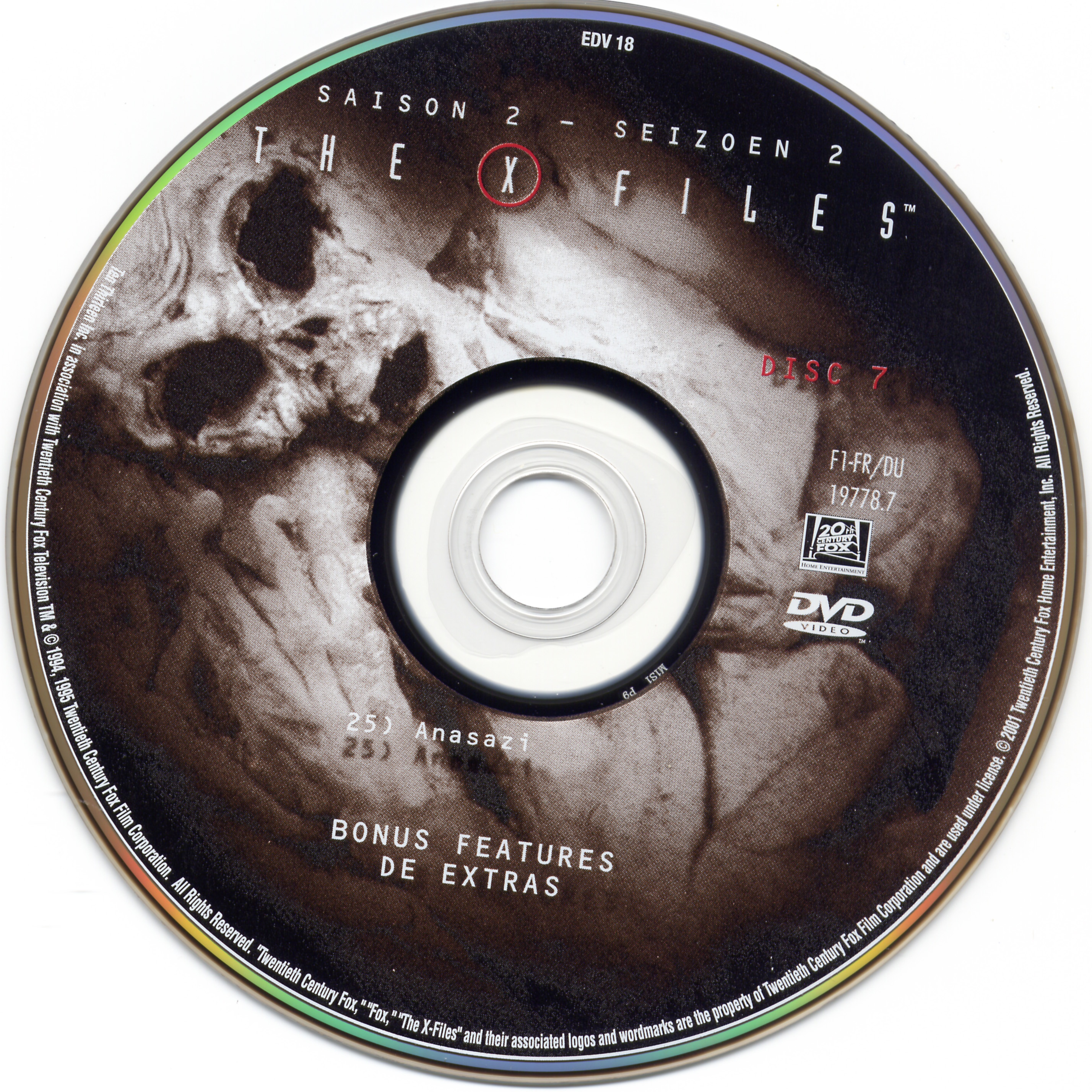 X files saison 2 DVD 7