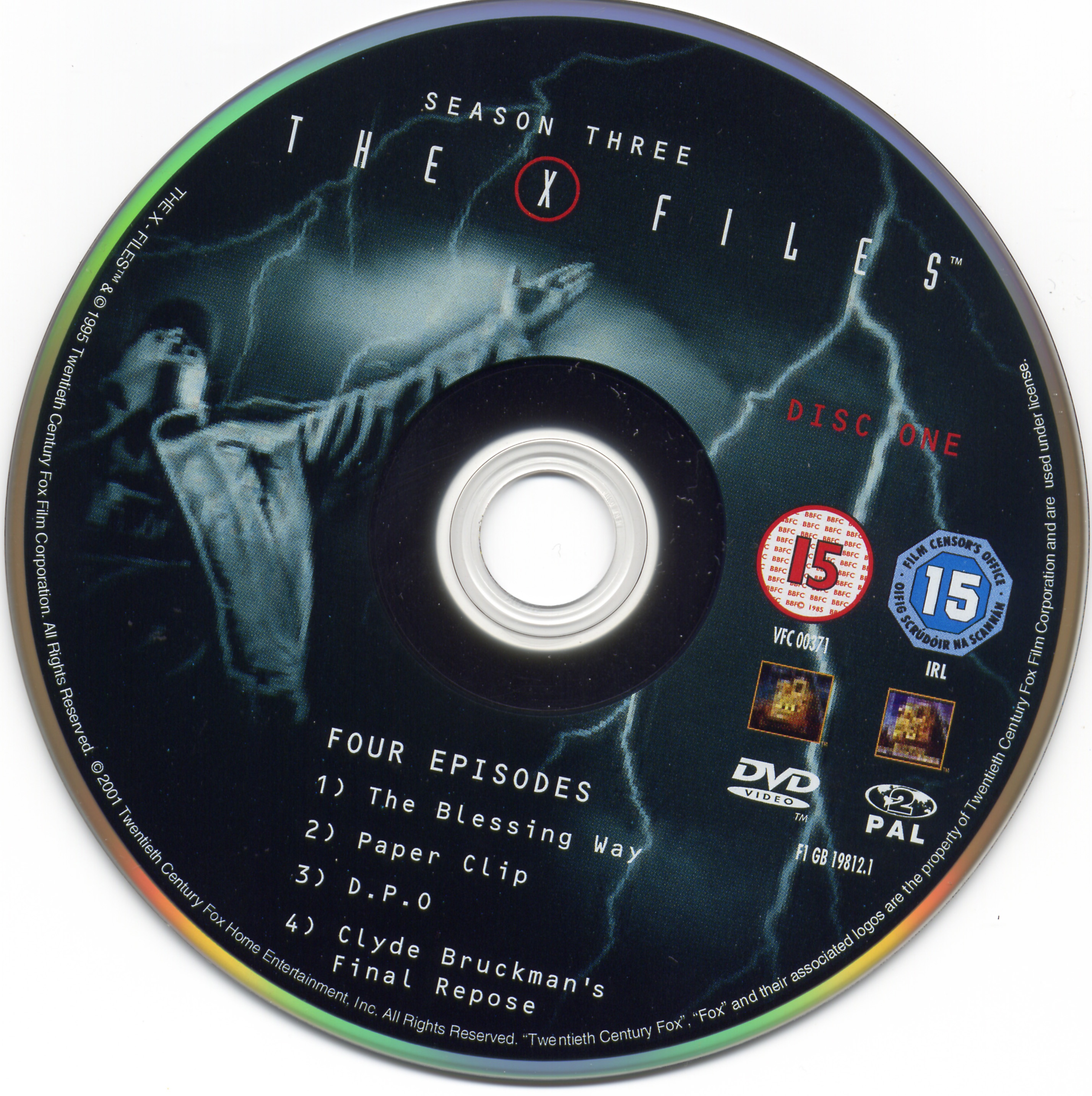 X files saison 3 DVD 1