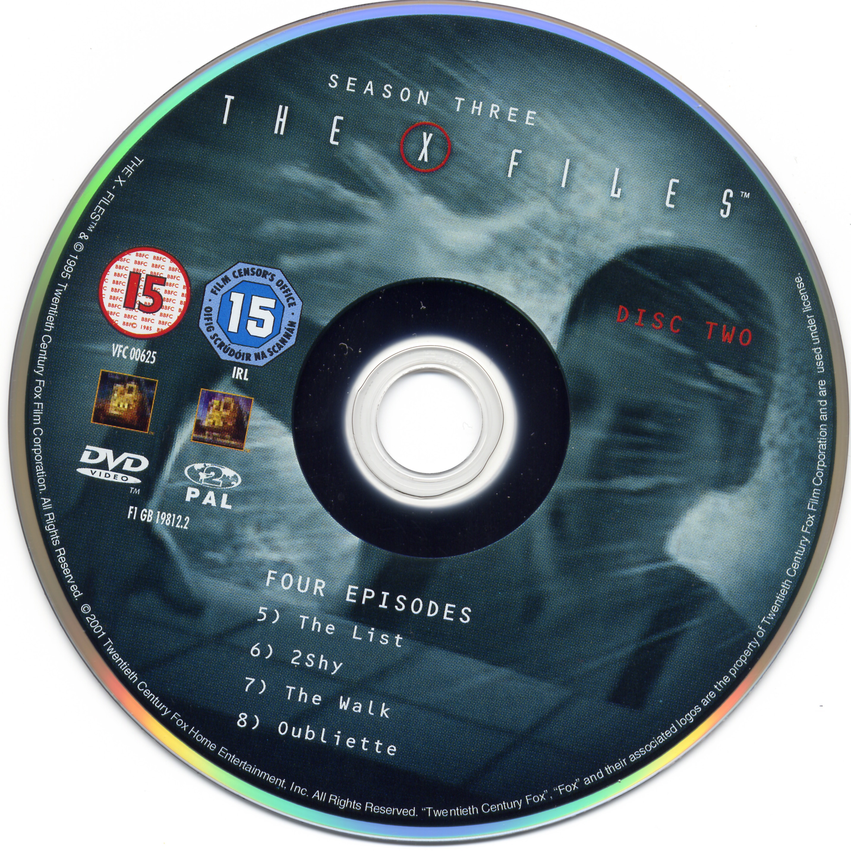 X files saison 3 DVD 2