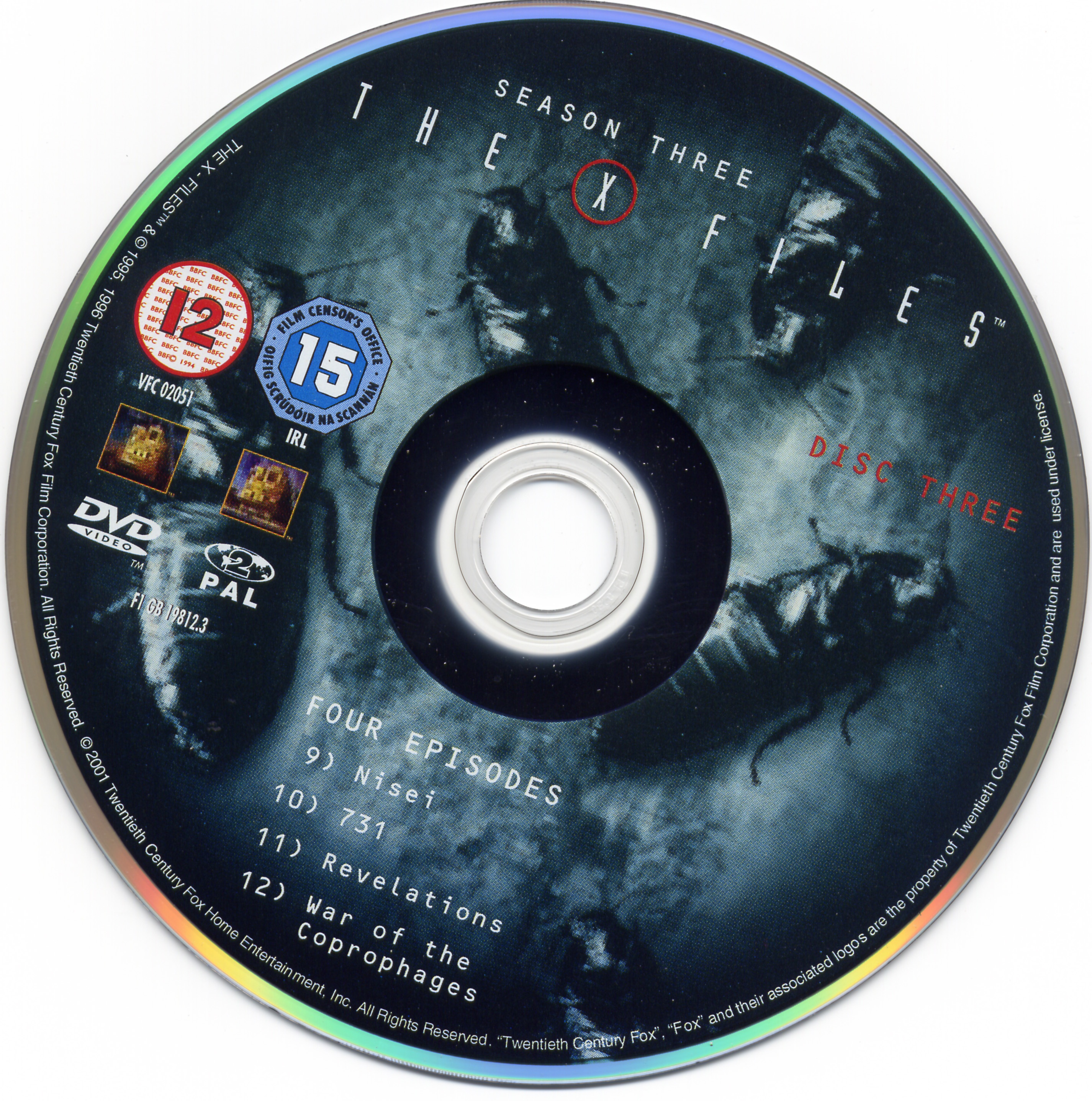 X files saison 3 DVD 3