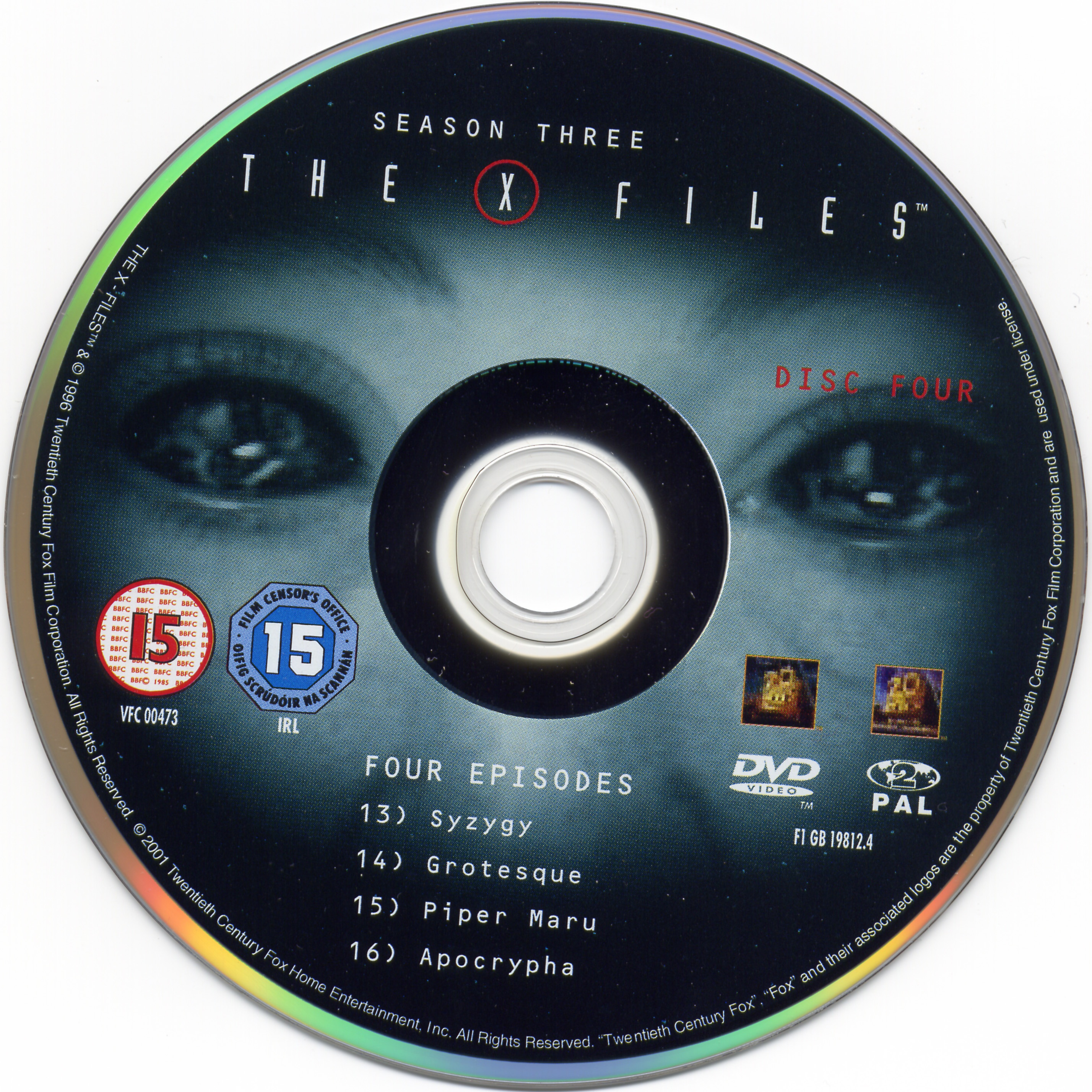 X files saison 3 DVD 4