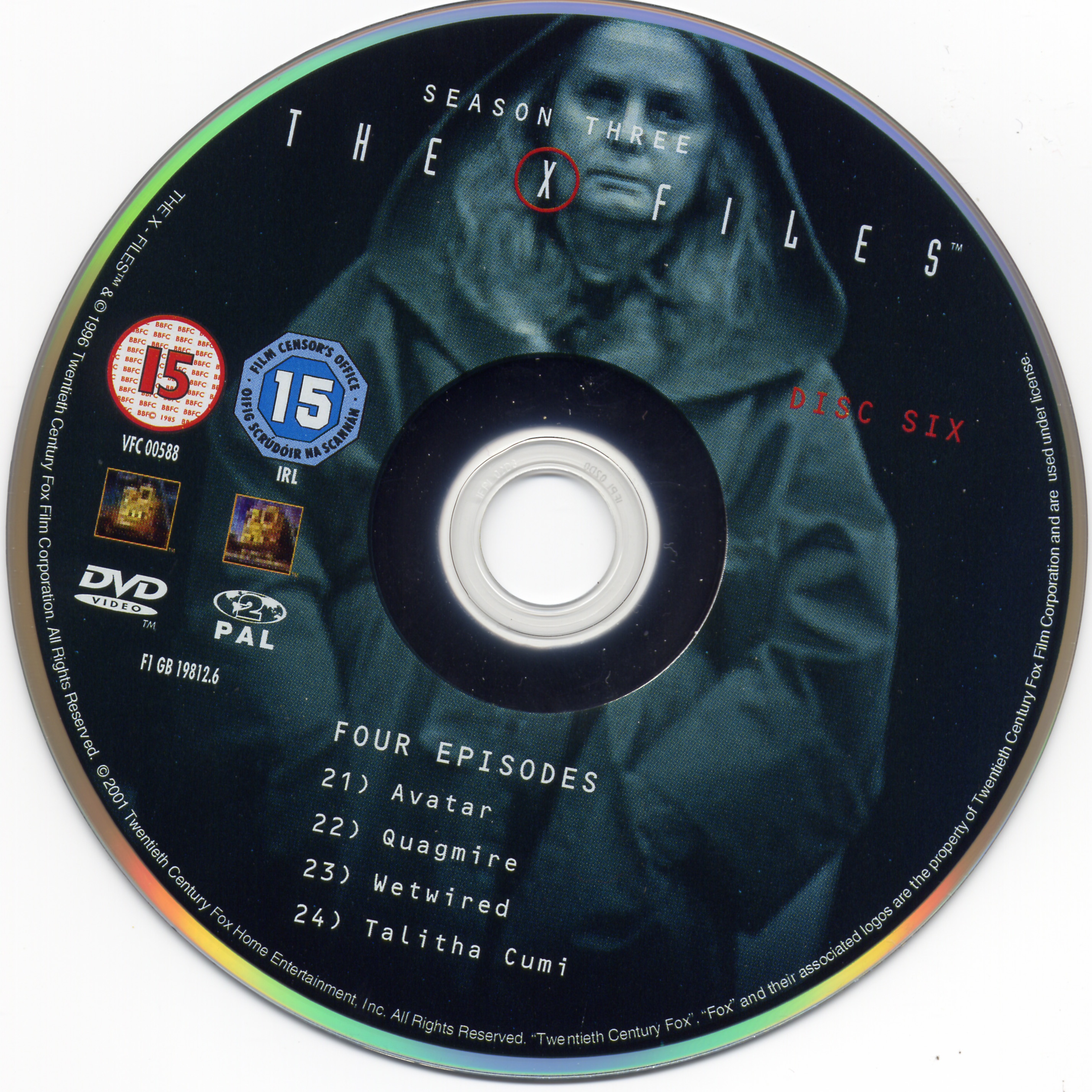 X files saison 3 DVD 6