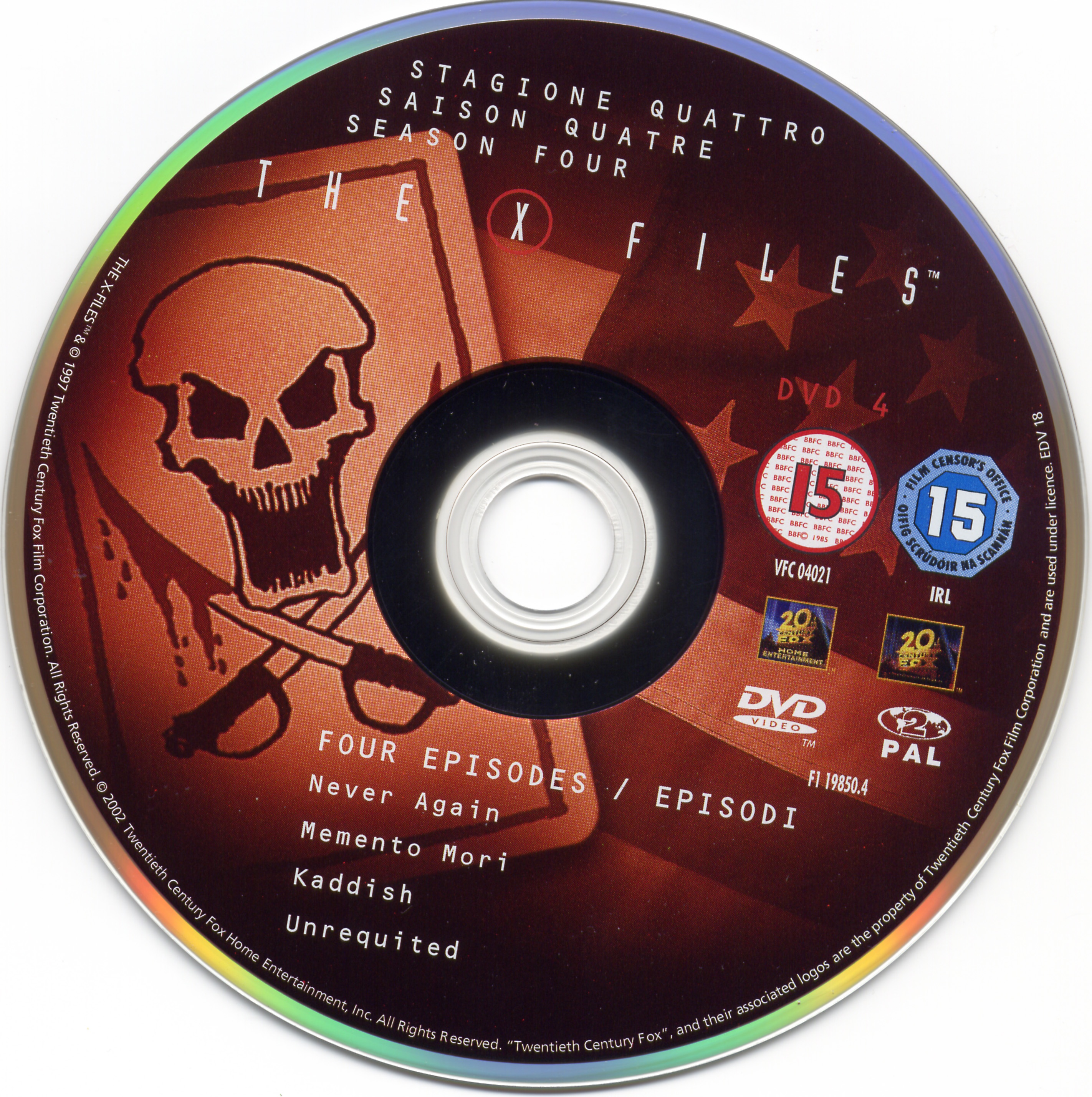 X files saison 4 DVD 4