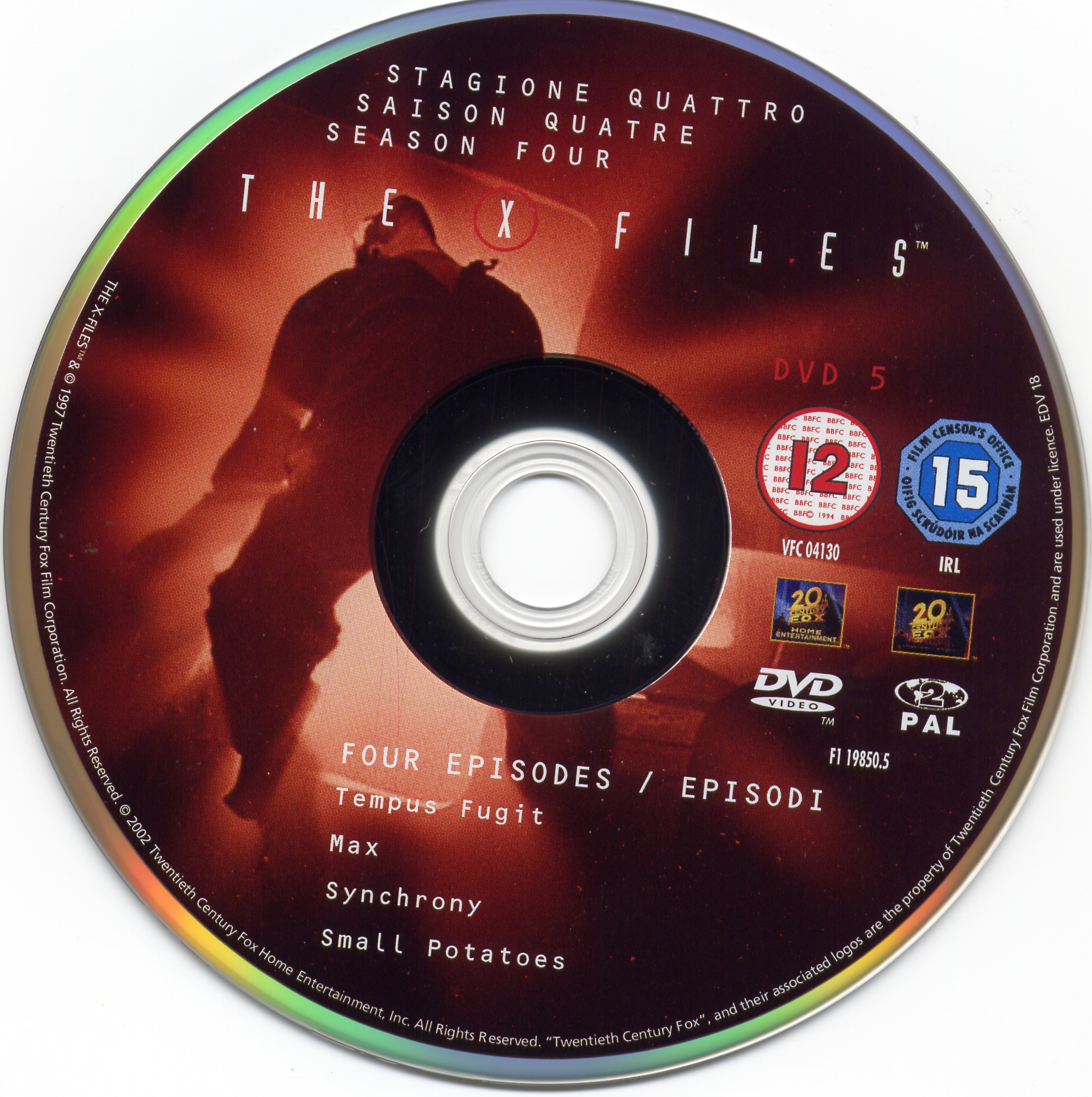 X files saison 4 DVD 5