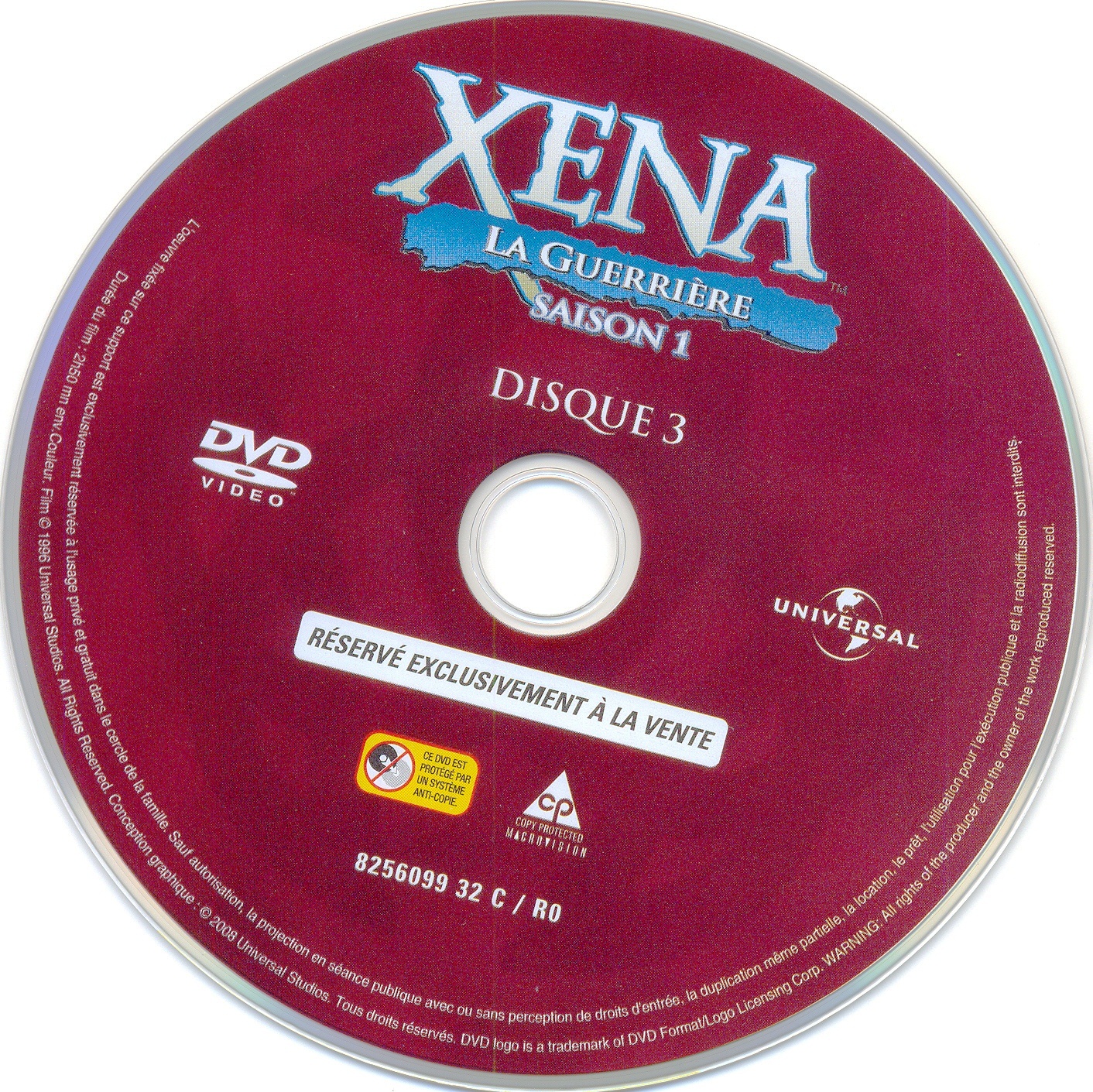 Xna la guerrire Saison 1 DISC 3