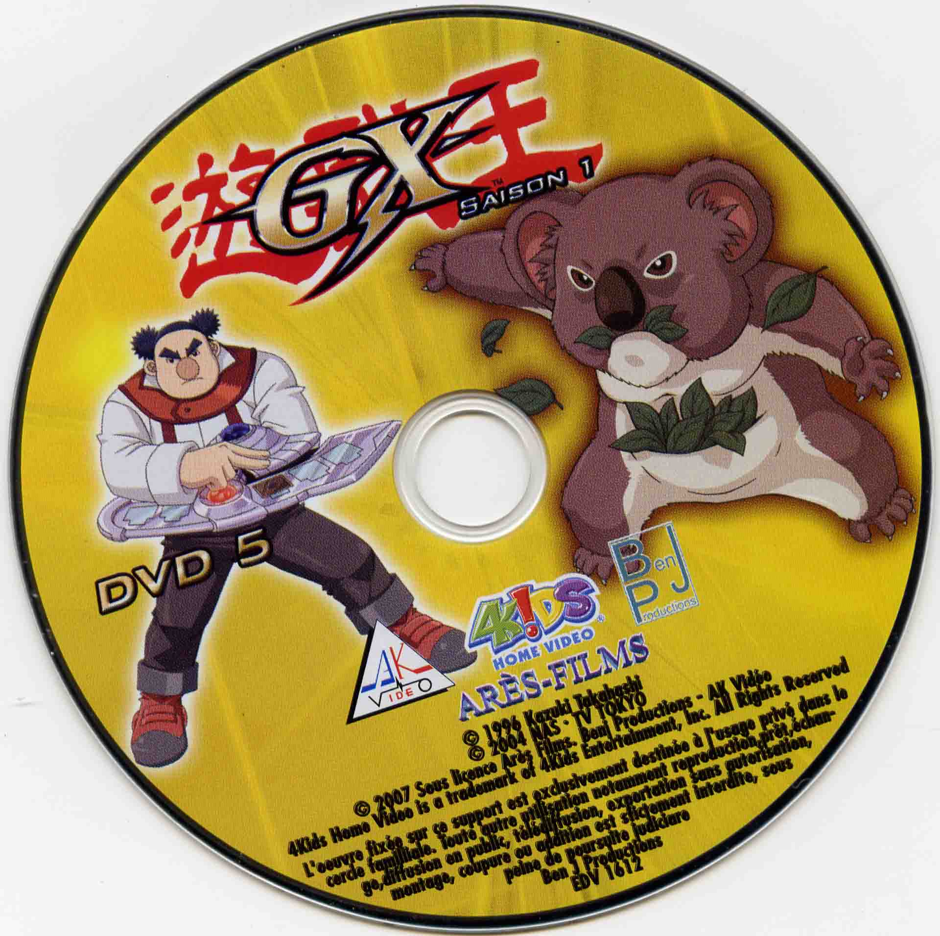 Yu-gi-oh! GX Saison 1 DISC 5