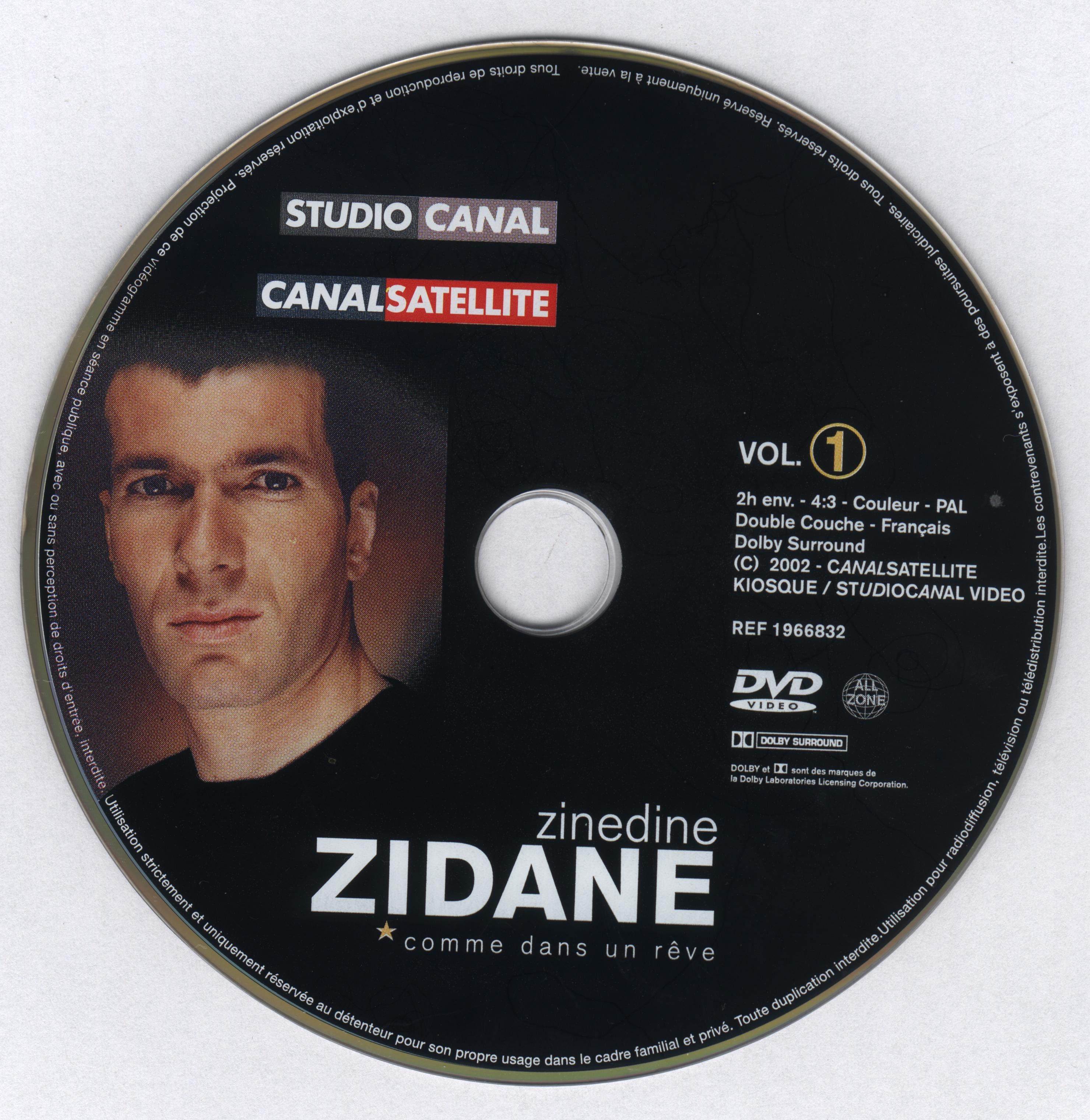 Zinedine Zidane Comme dans un reve DISC 1