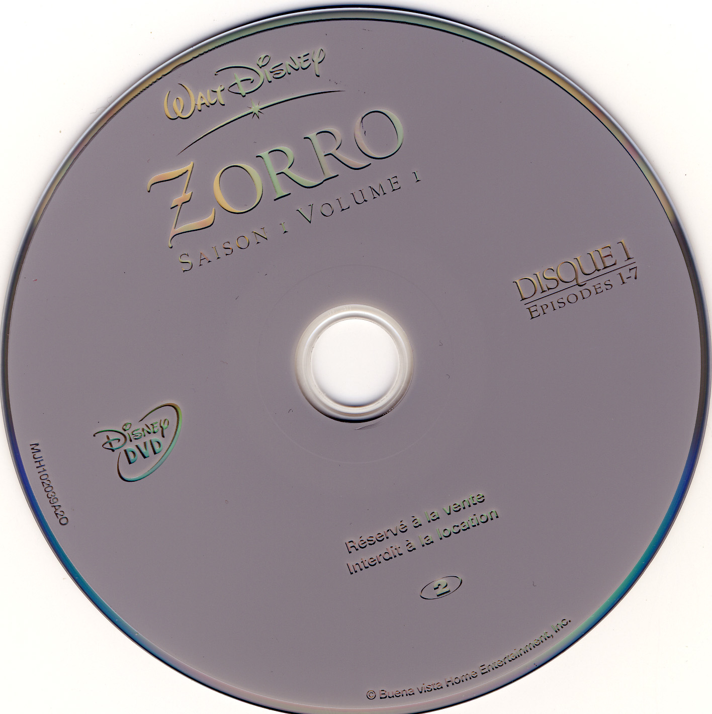 Zorro Saison 1 vol 1 DISC 1