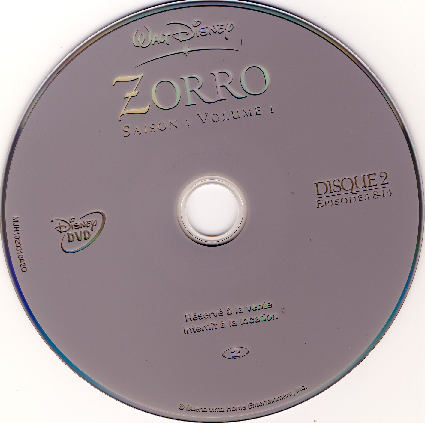 Zorro Saison 1 vol 1 DISC 2
