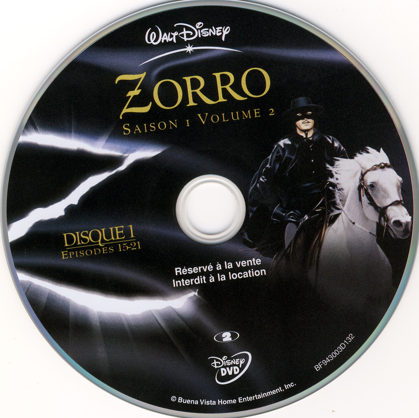 Zorro Saison 1 vol 2 DISC 1