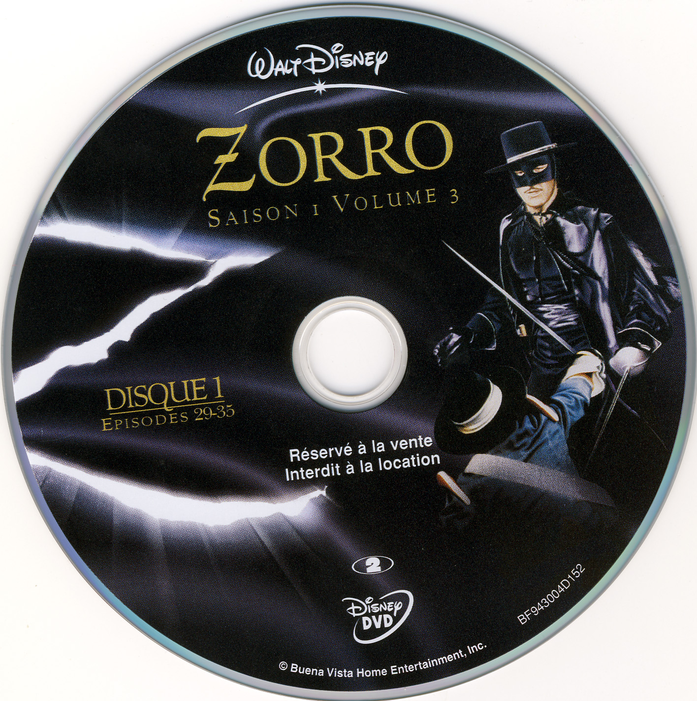 Zorro Saison 1 vol 3 DISC 1