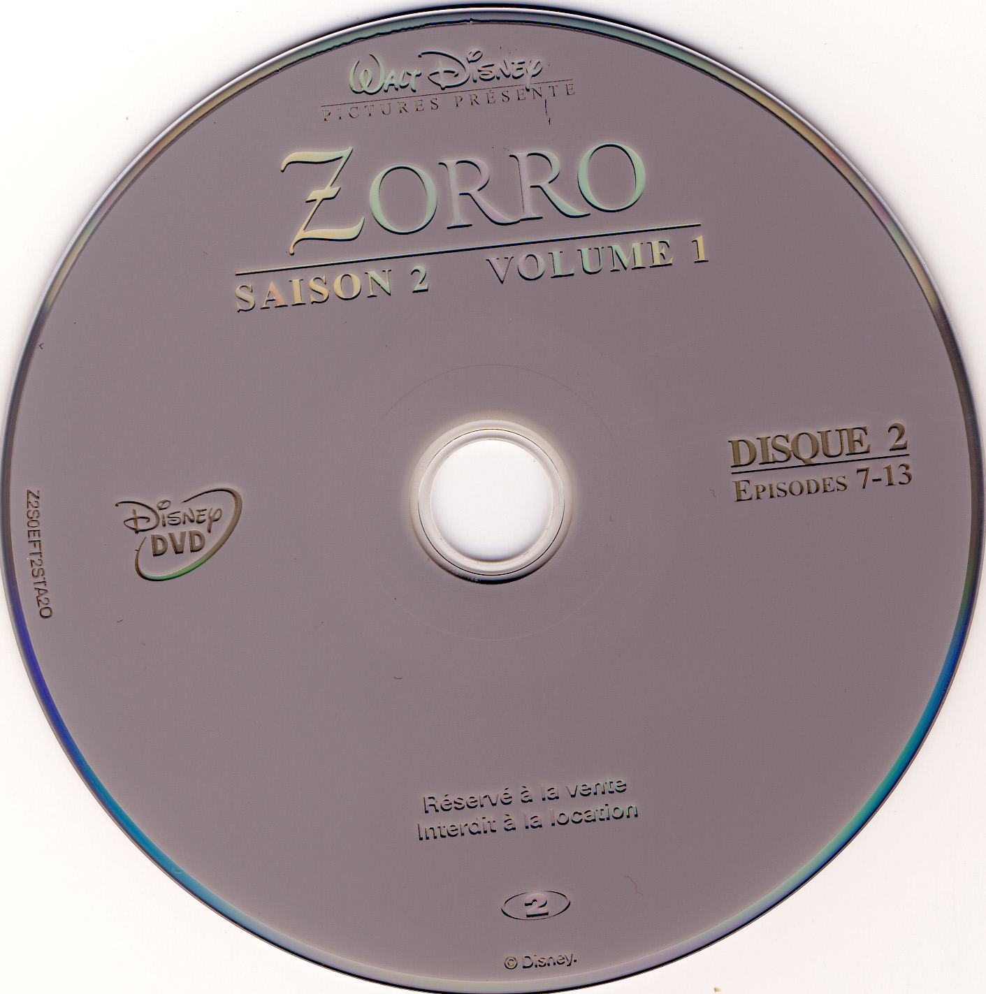Zorro Saison 2 vol 1 DISC 1