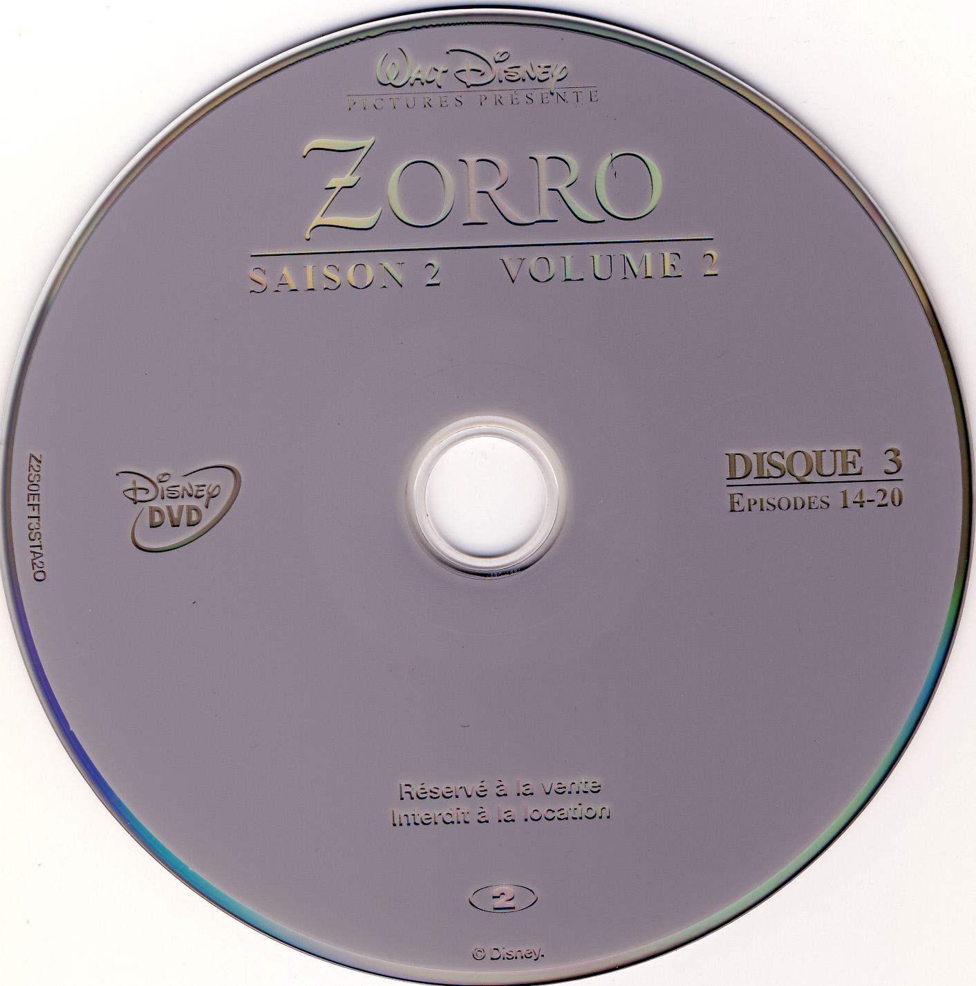 Zorro Saison 2 vol 2 DISC 3