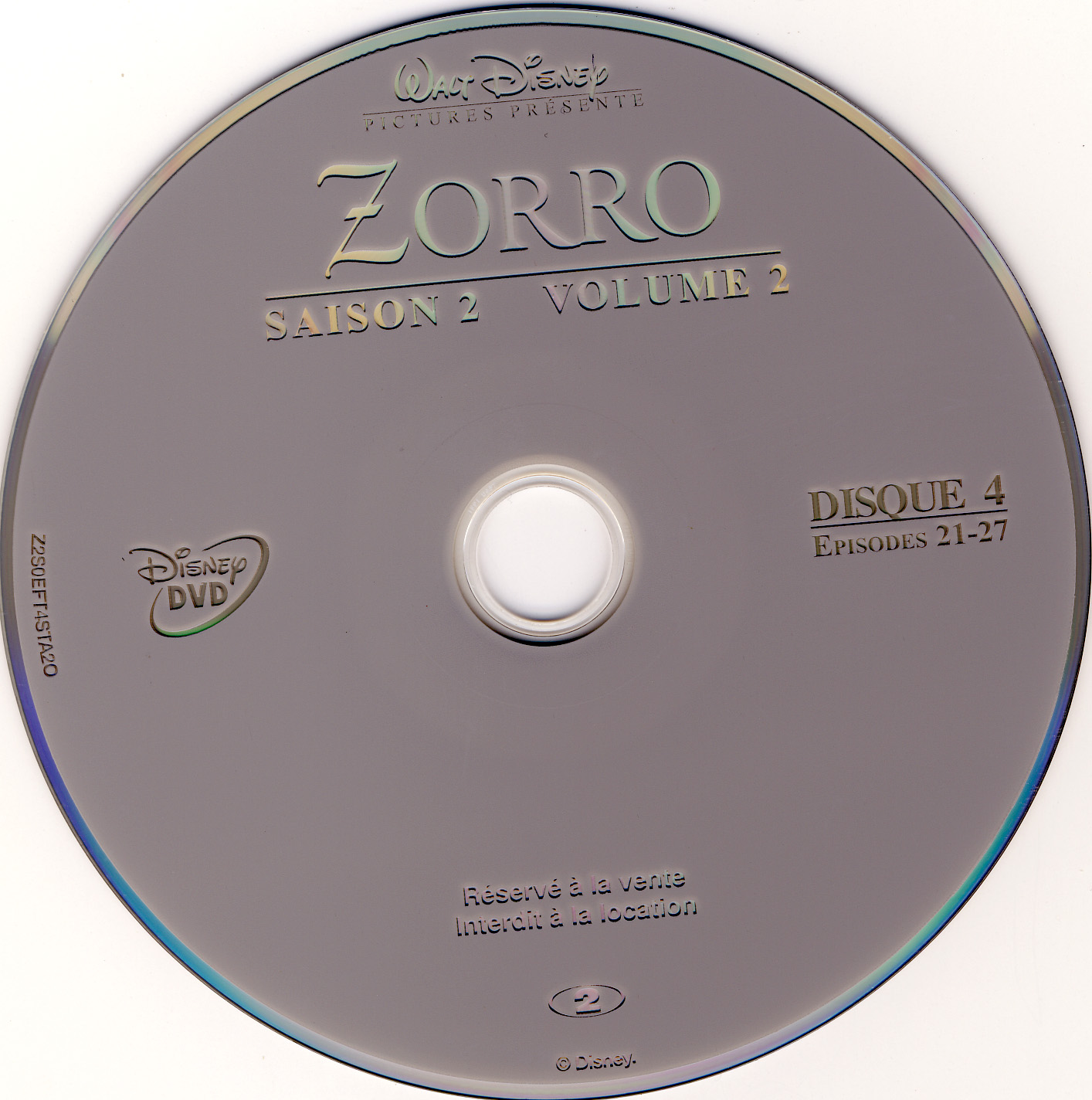Zorro Saison 2 vol 2 DISC 4