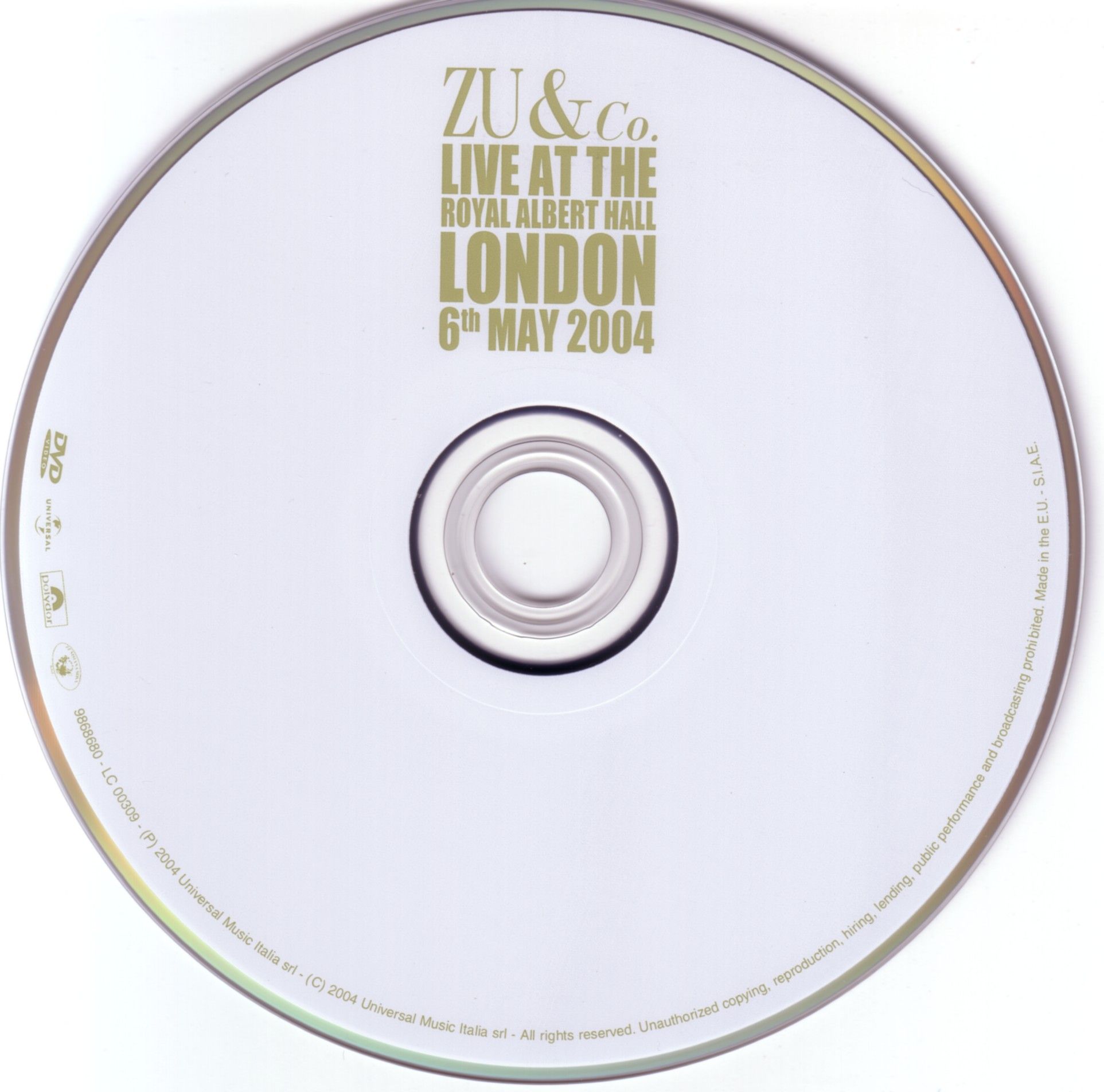 Zucchero - Zu & Co live at London 2004