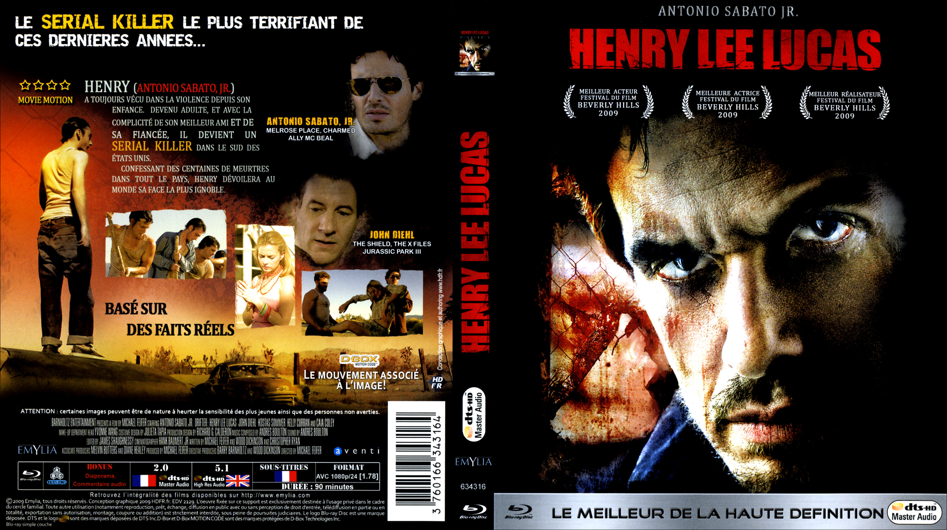 Jaquette DVD de Henry Lee Lucas (BLU-RAY) - Cinéma Passion
