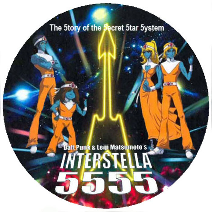 Sticker de Daft Punk Interstella 5555 - Cinéma Passion